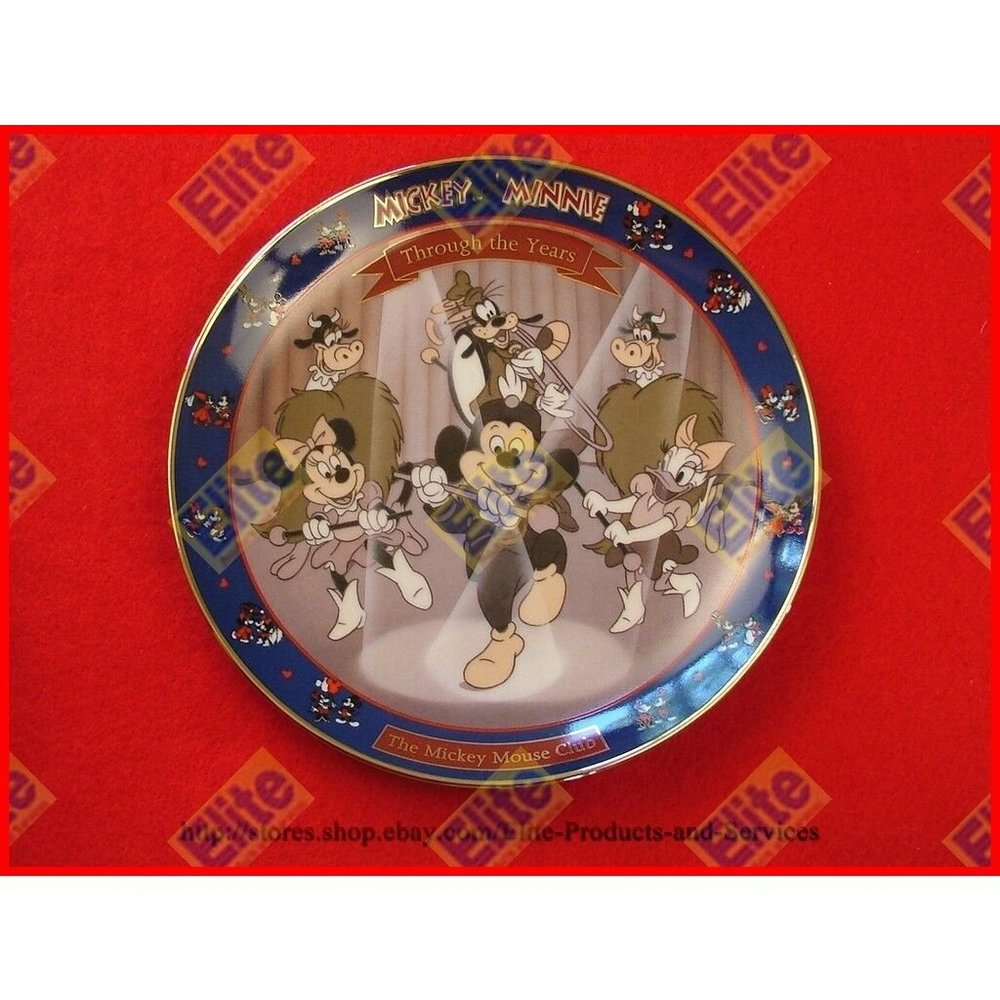 Mickey and Minnie: Through the Years "The Mickey Mouse Club" Bradford - NIB